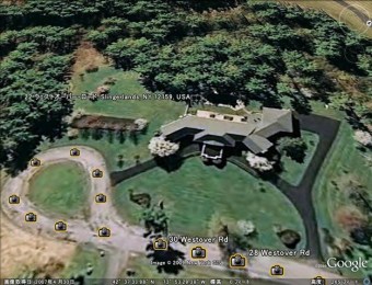 k友人宅Slingerlands NY空中写真 k友人宅Slingerlands NY空中写真