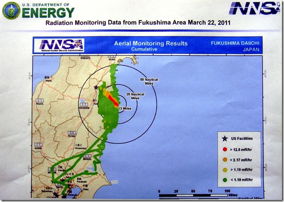 アメリカNISC線量地図