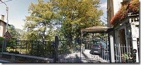 湖岸の住宅道路標識画像65