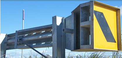 ガードレール端面SKT350